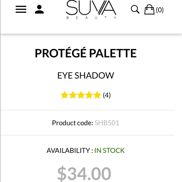NEW Suva Beauty PROTEGE Eyeshadow Palette 🤍 - Picture 7 of 8